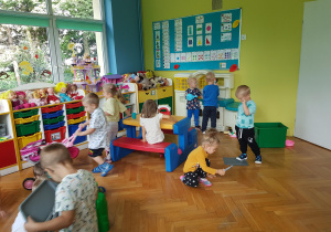 Wiemy jakie kąciki zabaw są w sali.