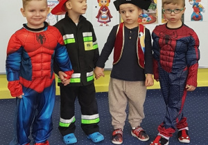 Jaś, Igorek, Mark i Kubuś.