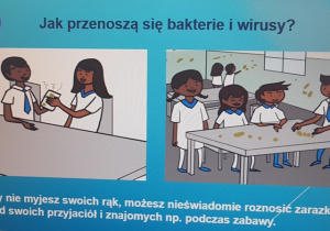 Podczas zabawy przenosimy zarazki.