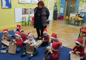 Prezenty od Św. Mikołaja.