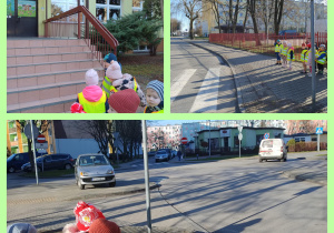 Obserwacja ruchu drogowego i bezpieczny powrót do przedszkola.