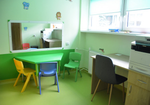Tu zajęcia z logopedą, psychologiem i pedagogiem specjalnym się odbywają