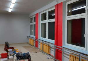 Prace w szatni trwały do późnych godzin