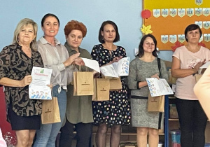 Na zdjęciu Czwóreczkowe ciocie podczas spotkania