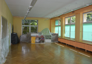Sala nr 1 podczas remontu