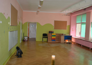 Sala nr 2 podczas remontu