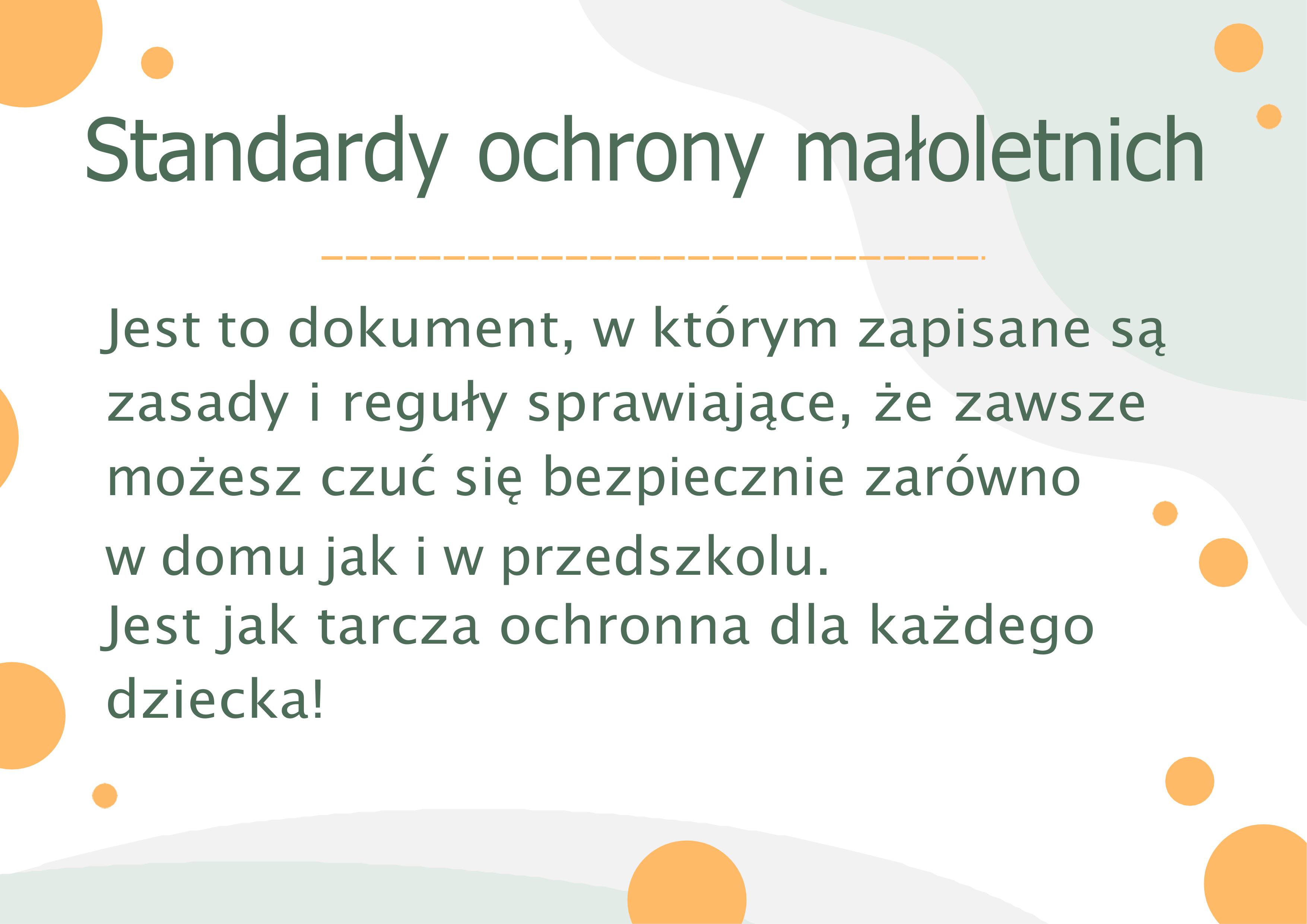 Standardy Ochrony MAłoletnich obraz 2