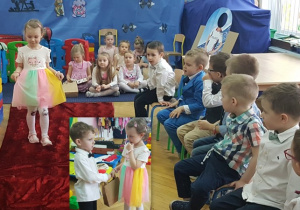 Blanka na czerwonym dywanie.