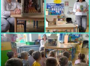 Przedstawienie Kamishibai pt. „Franek już nie narzeka”