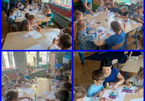 Układanie puzzli - jednogo z symboli.