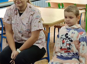 Spotkanie z Panią weterynarz w grupie Biedronki