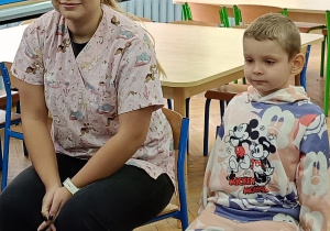 Pani Angelika i Jaś.