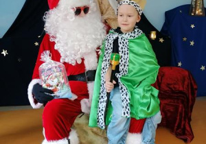Mikołaj ze Świętym Mikołajem.