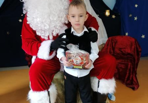 Kuba z Mikołajem.