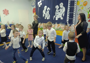 Podskok, przysiad w tańcu.