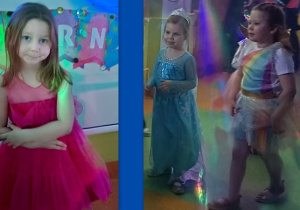 Liwia, Laura i Wanda na balu.