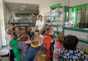 Przywitanie się z panią Dorotą.