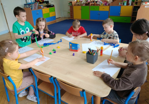 Prace plastyczne "Biedronek".