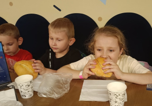 Jaś, Mateusz i Kaja.