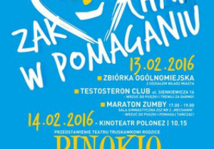 ZAKOCHANI W POMAGANIU - plakat