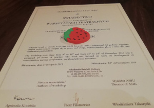 Zaświadczenie