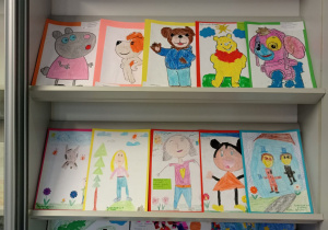 Wystawa prac w Bibliotece Pedagogicznej.