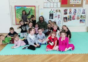 Wspólne zdjęcie z tatą Natana
