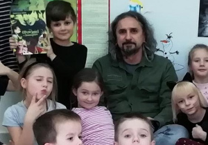 Natan ze swoim tatą