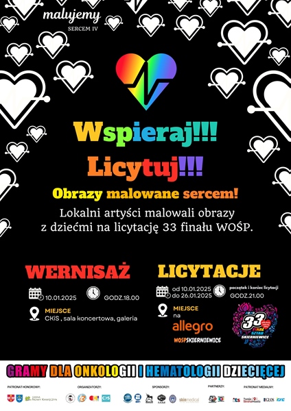 Licytacja obrazu WOŚP