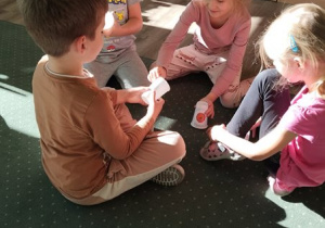 Tosia, Piotrek, Daria i Nikodem.