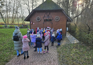 W drodze do zimowego miasteczka.