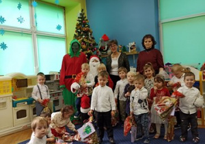 Wspólne zdjęcie z Mikołajem