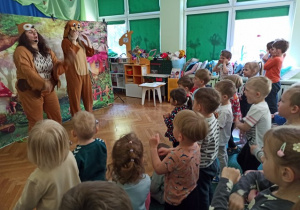 Zabawa ruchowa z Bobrem i Sową