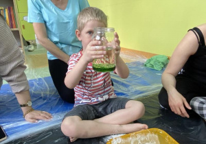 Wojtuś i jego wybuchający wulkan.