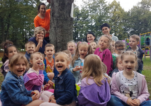 W Ekopracowni pod chmurką.
