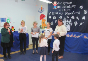 Podziękowania dla Pań z grupy "Stokrotki".