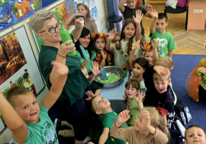 tworzymy zieloną masę solną