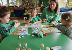 Asia, Ignacy i Małgosia.