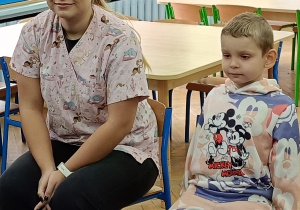 Pani Angelika i Jaś.