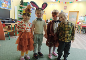 Hania, Staś, Kornelka, Sasza