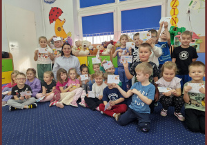 Dzień Poczty - wizyta Pani Anety z Biblioteki Pedagogicznej