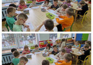 misie malowane według kodu cyfrowego