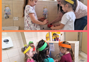 myjemy ręce i produkty spożywcze