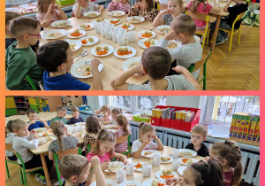 zjadamy zupę warzywną