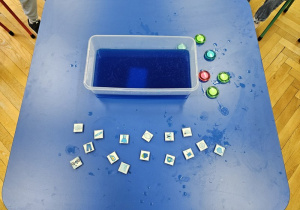 Obrazki wyłowione przez dzieci.