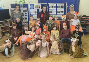 Bal Jesieni - wspólna fotografia