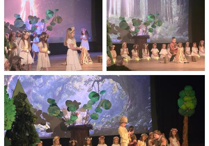 występ teatralny przedszkolaków z P10