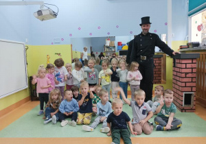 Żabki z Panem Kominiarzem.