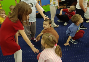 Uspakajanie "kotka".