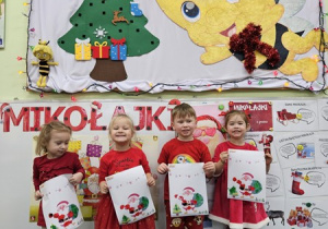 Kornelka, Ela, Michał i Mania.